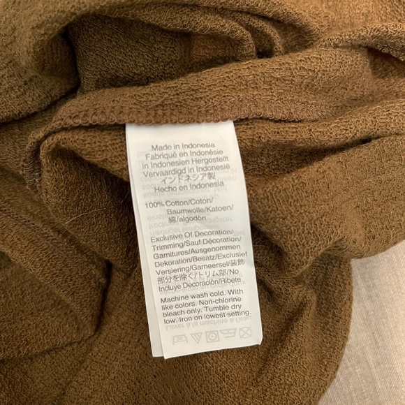 Madewell Texture & Thread Smocked neck Top Sz M - Picture 5 of 5